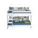 Кровать 2-х ярусная Polini kids Simple 5000