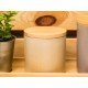 БАНКА ДЛЯ СЫПУЧИХ ПРОДУКТОВ 330 МЛ КОЛЛЕКЦИЯ "TRIANGLE COLLECTION" ЦВЕТ:КОФЕ С МОЛОКОМ МАЛ=6 МИН.П.